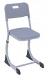 CI124K.3.1.7.1 Skolēnu krēsls SMARTY regulējams ar S veida kājām 5-7 grupa, rāmis,plastkāts pelēks COPY