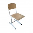 CI124K.3.1.2.1 Vienvietīgs krēsls ar lokveida balstu uz grīdas, augstumā regulējams, 3.un 4.augstuma grupa (350-390 mm), bērniem ar augumu 119-159 cm, no saplākšņa