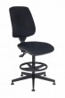 Industriālais krēsls Starter BP Ring Base black, bez roku balstiem